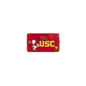 USC Trojans Cardinal Arch Snoopy Football Kick Pin